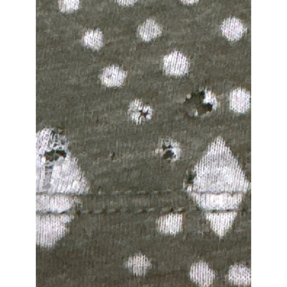 A.N.A. A New Approach Olive Green Y2K Grunge Short Sleeve Blouse Size PM - Picture 6 of 9